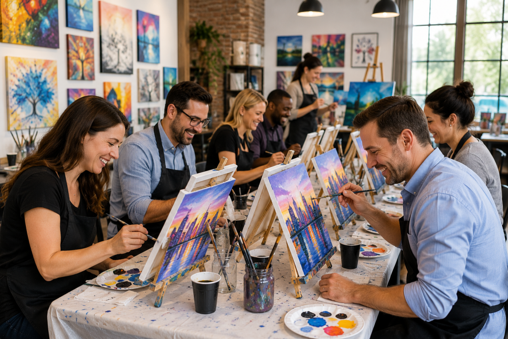Corporate Events Art Classes In Nobleton | Creative Team Experiences by Art Spot