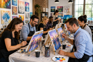 Corporate Events Art Classes In Nobleton | Creative Team Experiences by Art Spot