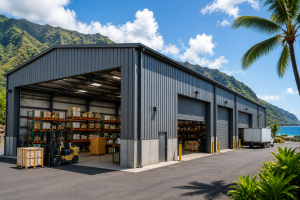 Warehouse Steel Building in Hawaii | Durable Storage Solutions by Real Steel Buildings