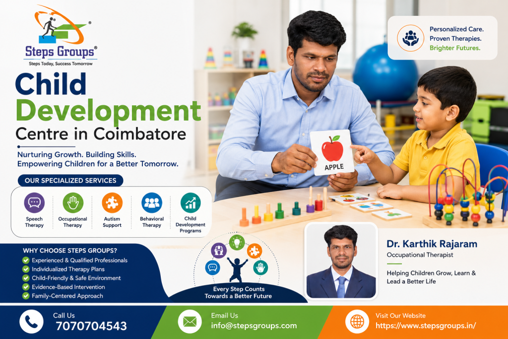 Child Development Centre in Coimbatore | Nurturing Growth and Potential at Steps Groups