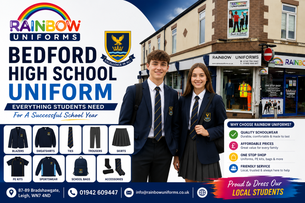 Bedford High School Uniform | Quality Schoolwear from Rainbow Uniforms