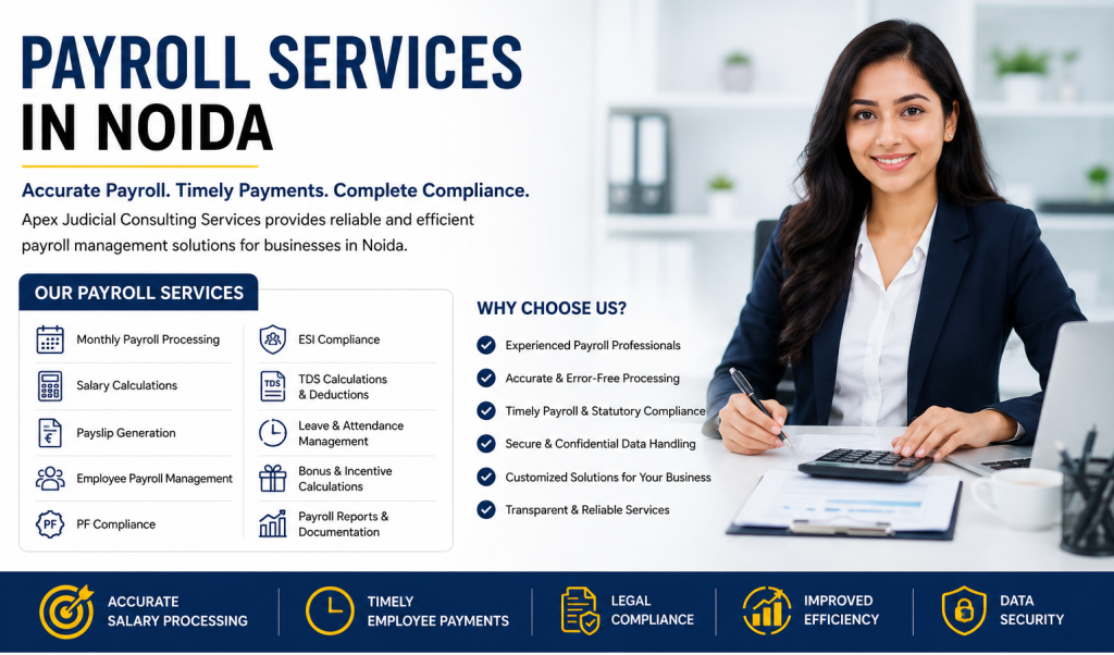 Payroll Services in Noida – Accurate and Reliable Payroll Management