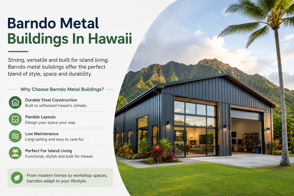 Barndo Metal Buildings In Hawaii – Strong, Flexible And Built For Island Living