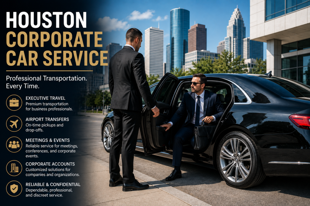 Houston Corporate Car Service – Professional Transportation for Business Travel