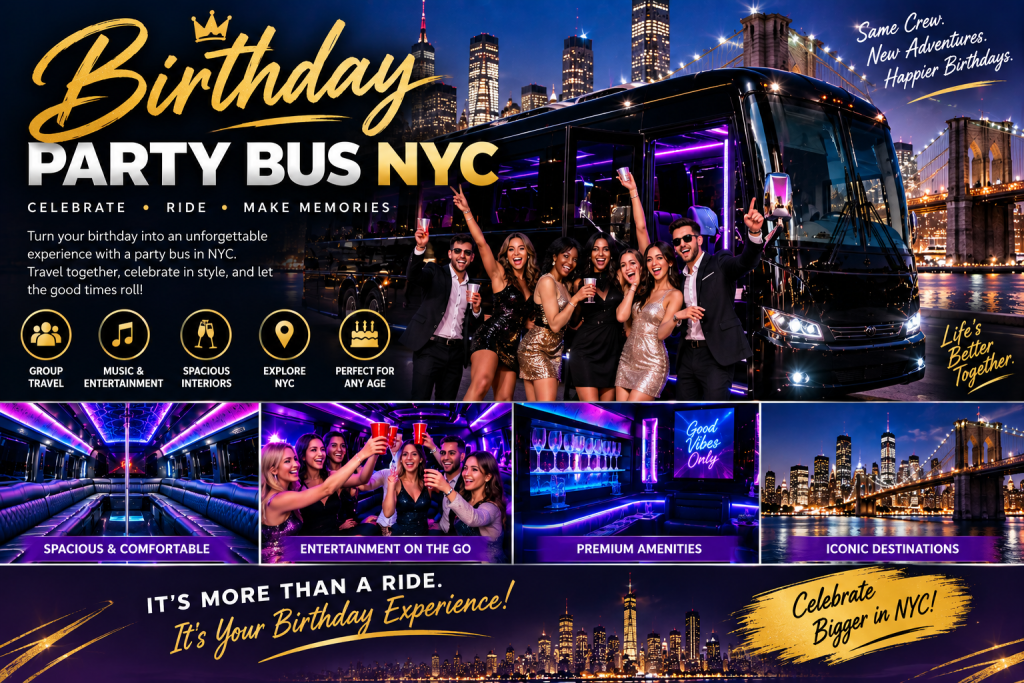 Birthday Party Bus NYC – Make Your Celebration Part of the Journey