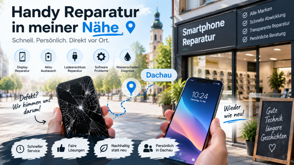 Handy Reparatur In Meiner Nähe – Schnelle Hilfe bei Smartphone-Problemen