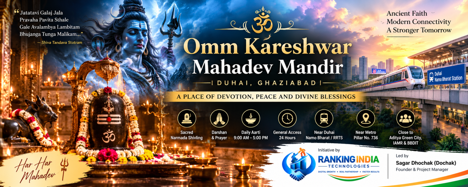 Blending Divine Devotion with Modern SEO Strategy: The Journey of Omm Kareshwar Mahadev Mandir, Duhai