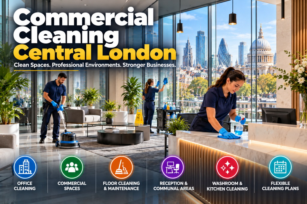 Commercial Cleaning Central London – Professional Cleaning for Modern Businesses