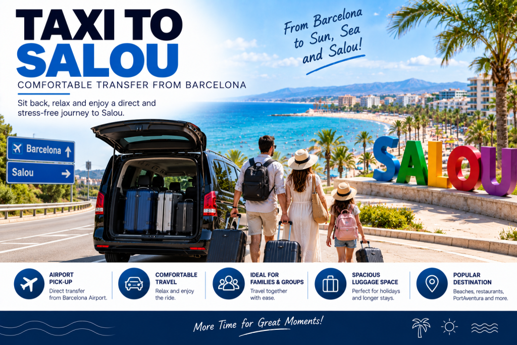 Taxi To Salou – Enjoy a Smooth Journey From Barcelona