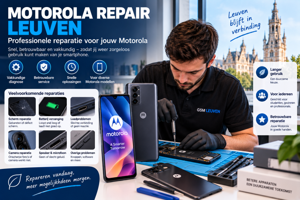 Motorola Repair Leuven – Geef Jouw Smartphone Een Tweede Kans