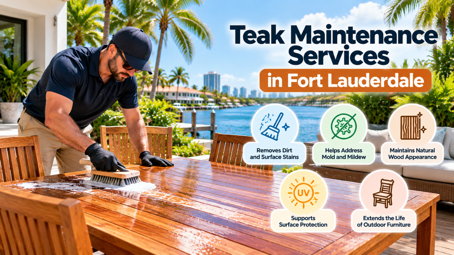 Teak Maintenance Services in Fort Lauderdale